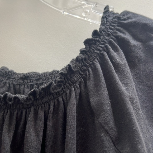 Chaser Black Ruffled Blouse Tank Top - Picture 3 of 4